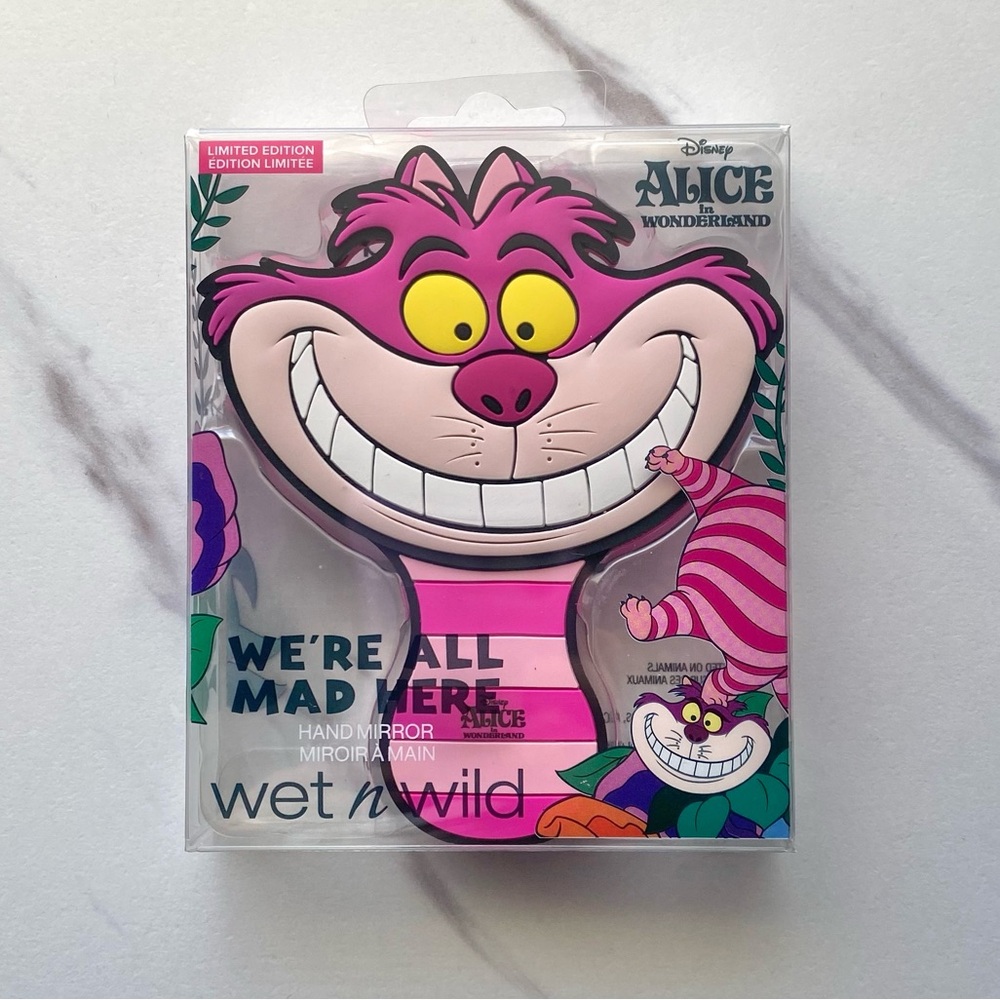 Alice in Wonderland x Wet n Wild Cheshire Cat handheld mirror